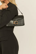 Black Faux Leather Shoulder Strap Bag UK | Stylish Everyday Handbag | Free UK Delivery | U114